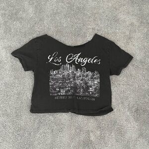 Los Angeles Off Shoulder Tee